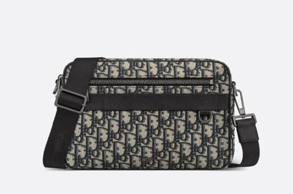 디* 사파리 맥시 메신저 백 ㅡ베이지블랙 Di*r Oblique 자카드 풀박스