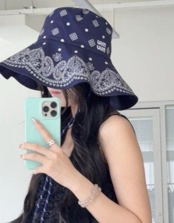 미*** 반다나 프린트 버킷햇 수입