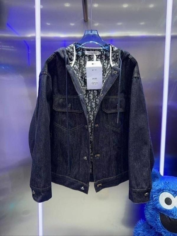 디* 오블리크 데님 여성 후드자켓