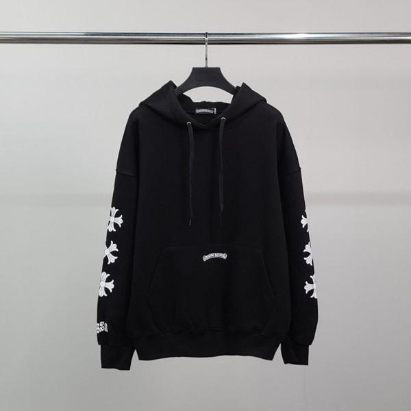 크* 멀티십자 오버핏 후드티