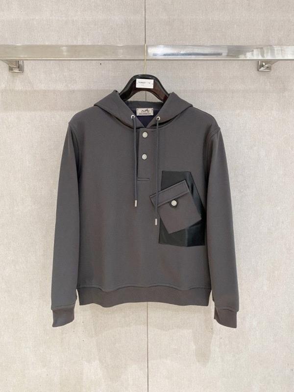 에*** 투버튼 포켓후드(기모)