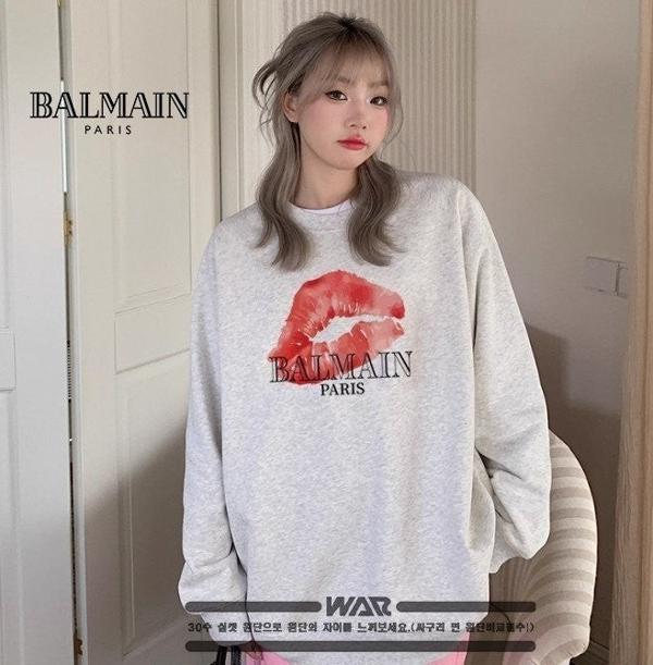 발* 입술 레터링 로고 디자인 밍크양기모 티셔츠