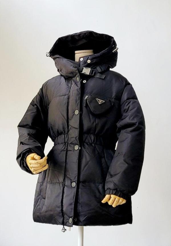 프** 리나일론 후드 다운 패딩