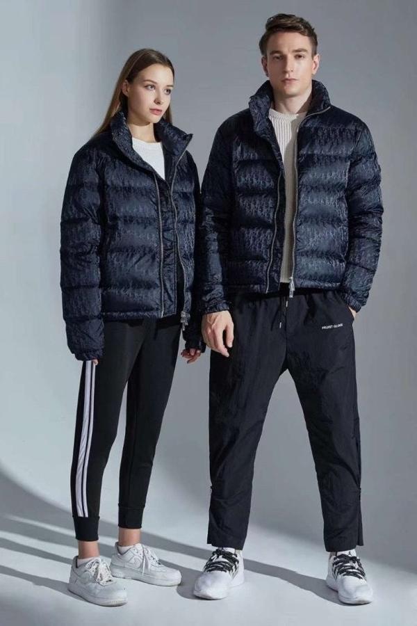 디* 오블리크 다운 패딩