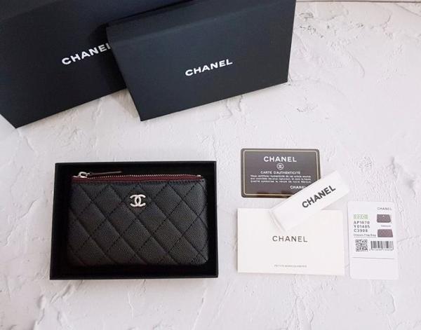 샤* 고급 박스 캐비어 미니클러치 은장