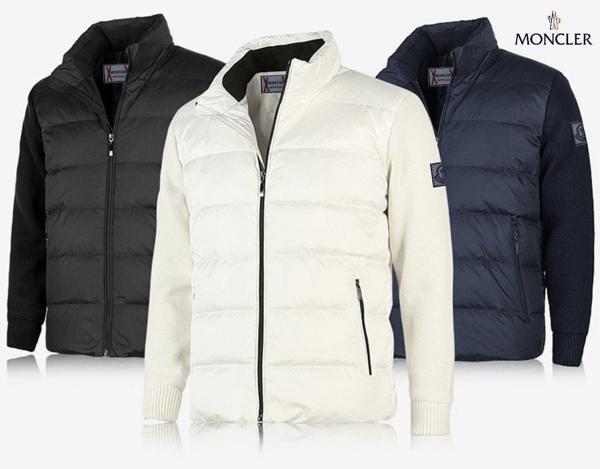 감마블루 니트패딩집업