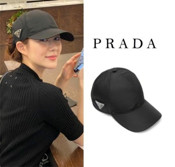 프** 리나일론 사이드 삼각로고 볼캡 캡모자