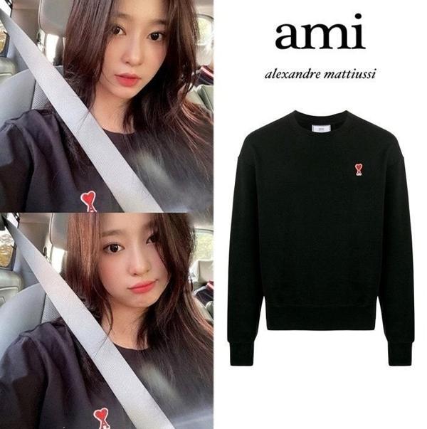 아* 스몰패치 커플 맨투맨  기모