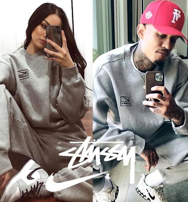 나**  스** NRG 커플 맨투맨셋트  기모