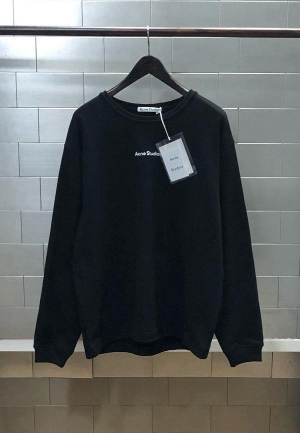 아** 로고 스탬프 슬리브 맨투맨