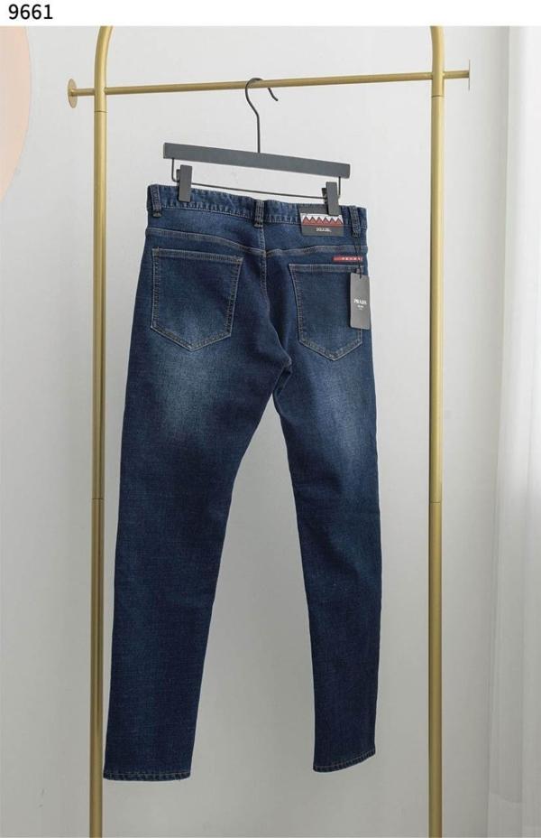 프** 기모 융털 빈티지 진청 데님팬츠