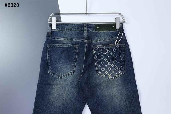 루* 플라워 로고 데님진