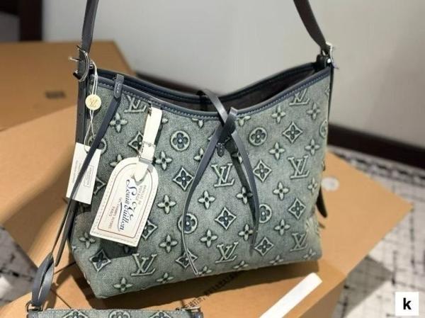 루* 데님 캐리올 미디엄 백