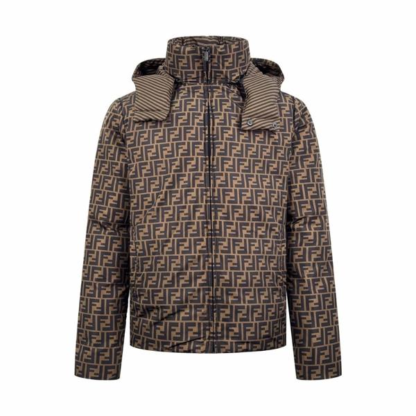 펜* M1168 FF 모티프 리버시블 다운 패딩