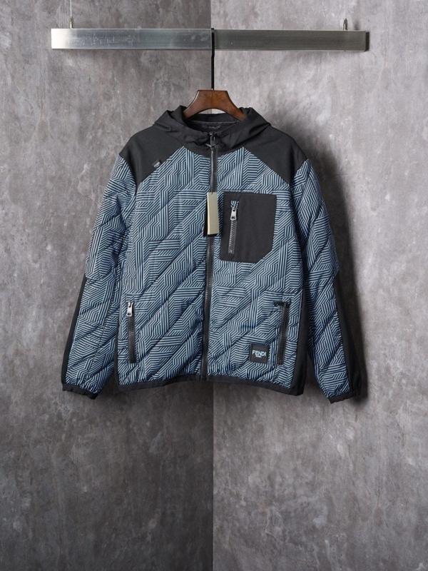 펜* M1117 FF 쉐도우 로고 패치 다운 자켓