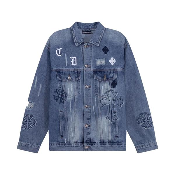 크* M1192 시그니처 데님 자켓