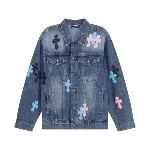 크* M1191 멀티 크로스 데님 자켓