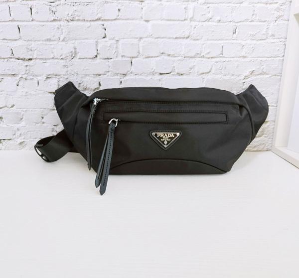 프** 고급 1BL011 테수토 나일론 벨트백 겸 힙색