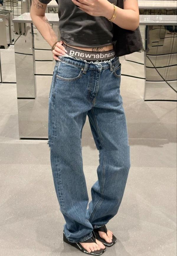 알***왕 25 인디고 Pre Styled Ez 데님팬츠  수입