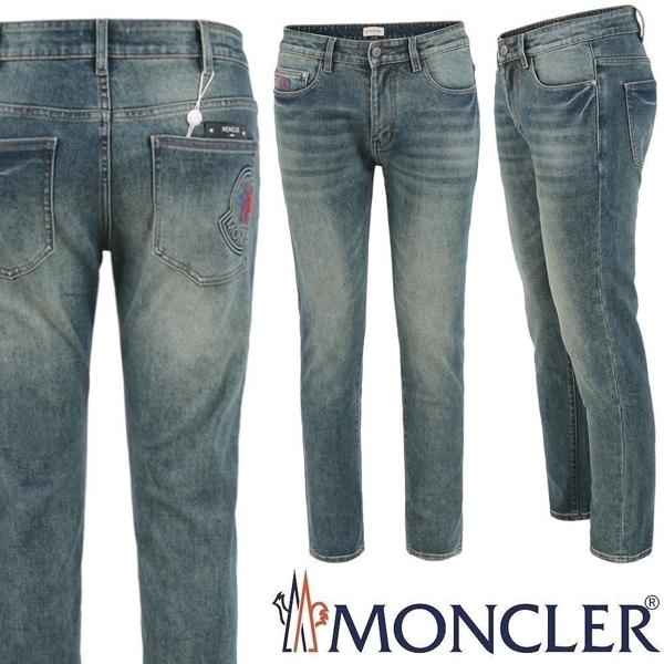 더블자수 엠보 슬림 일자진