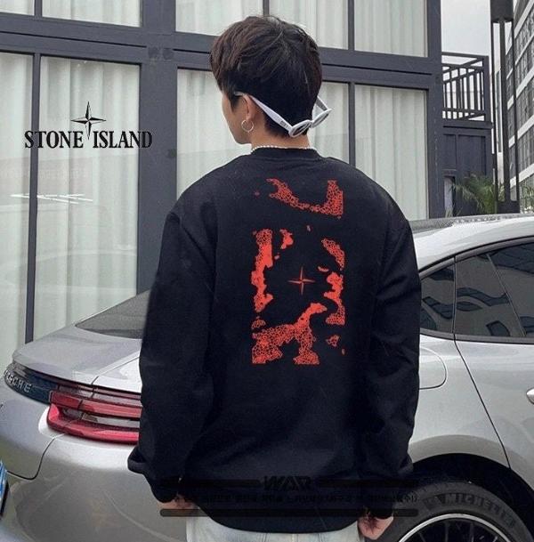 스* 블럭 패턴 백 디자인 밍크양기모 티셔츠