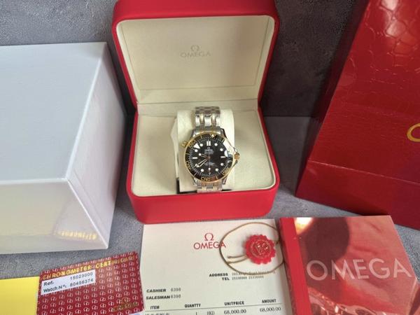 오** 씨마스터 다이버 300M 42mm 옐로우골드