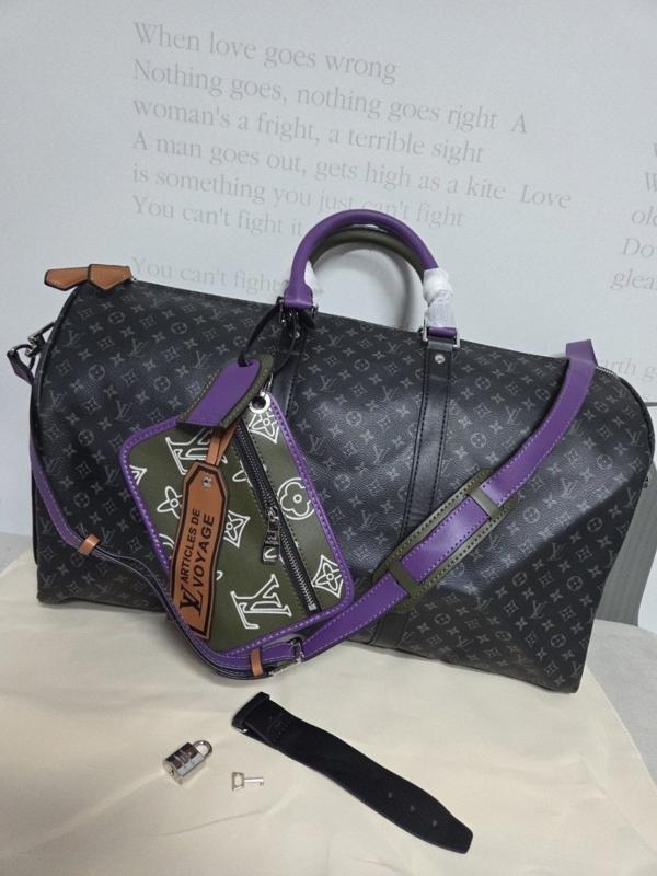 루* 패치워크 블랙모노 여행구