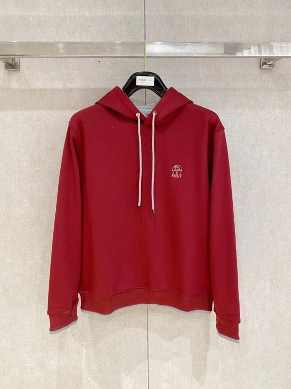 브*** 쿠치넬리 톤배색 후드(기모)