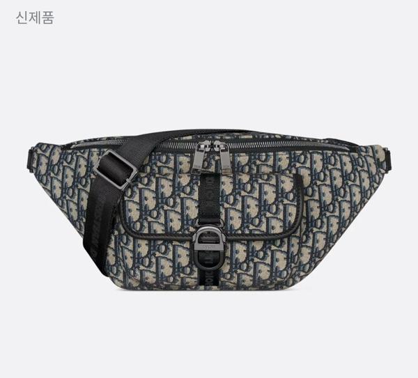 디* 8 벨트백 베이지  블랙 Di0r Oblique 자카드