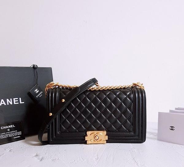 샤* 고급 리뉴얼 램스킨 보이백 금장