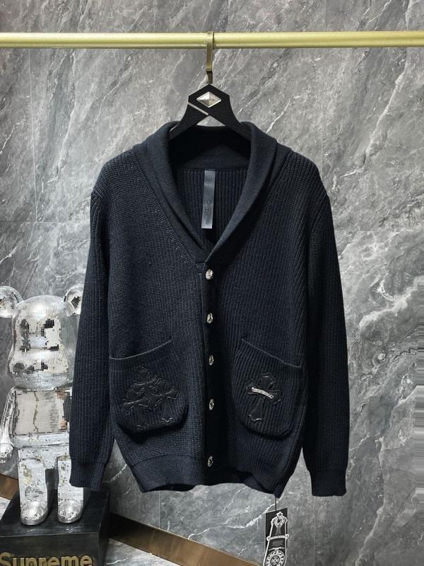 크* 가죽패치 숄카라 가디건