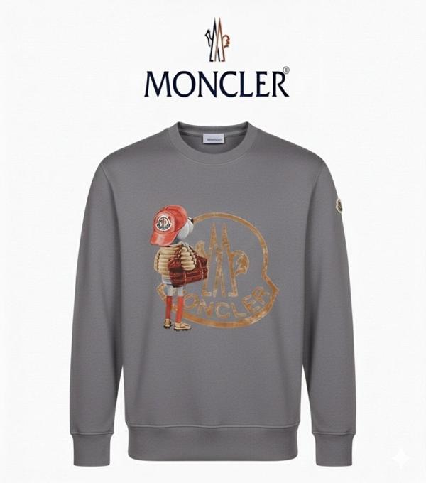 가방든패딩베어 기모맨투맨