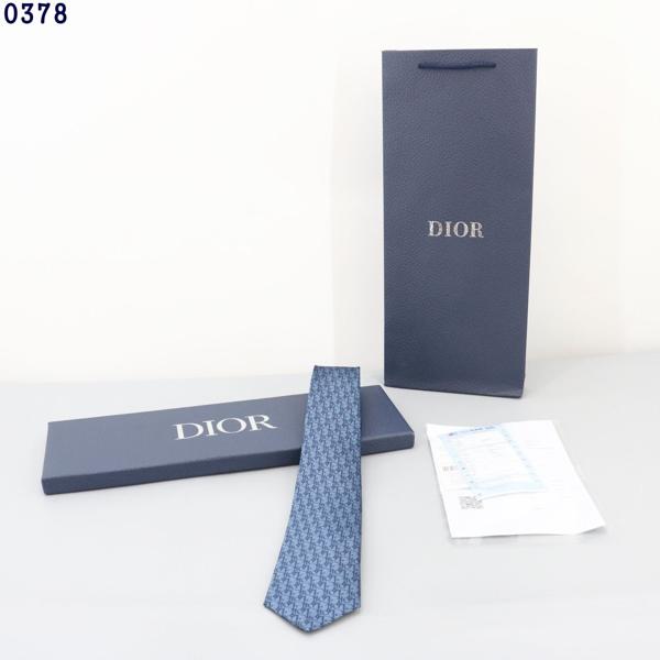 디* 오블리크 네이비 픽셀 넥타이