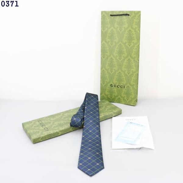 구* GG로고 라인 체크 넥타이