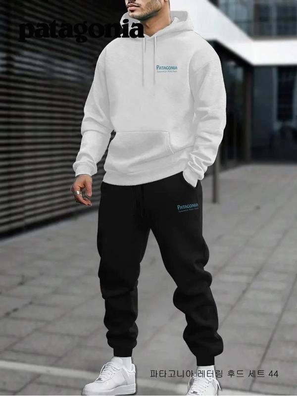 파**** 레터링 후드 기모세트 44