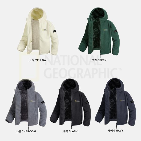 내******* 미들 웨이트 후리스 후드 풀집업