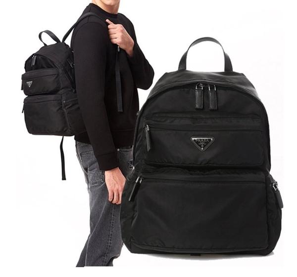 프** 투지퍼포켓 나일론 백팩 2VZ025 973 F0002