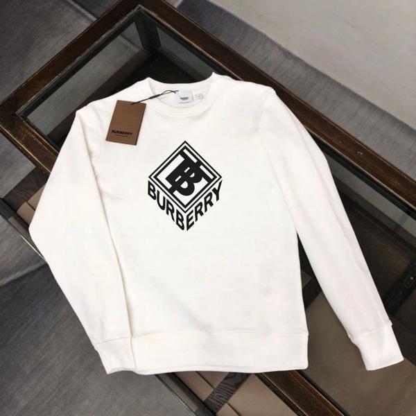 버** 사각 TB 박스로고 라운드 맨투맨