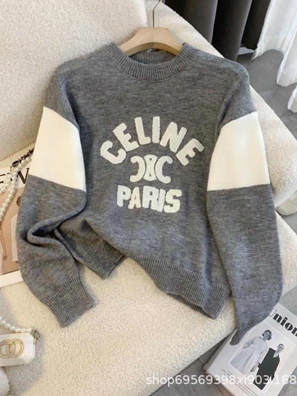 펜* 블록 스웨터