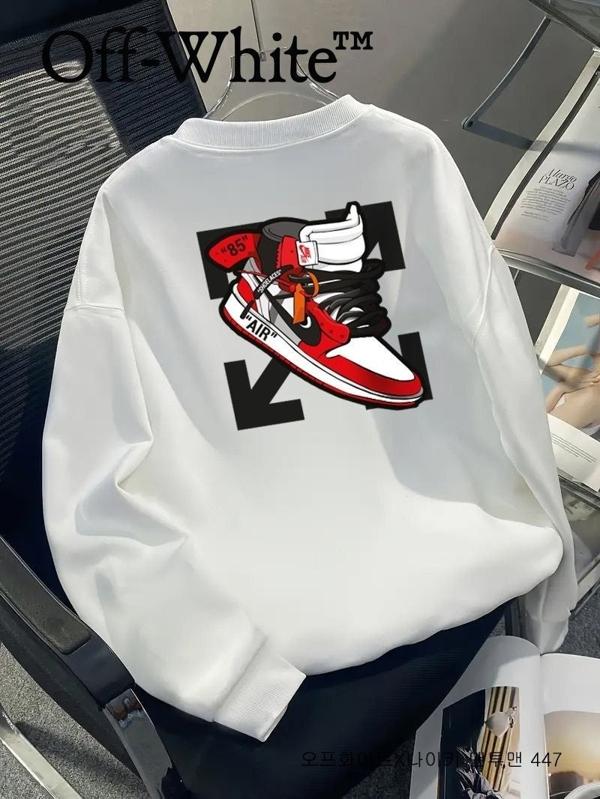 오* X 나** 콜라보 기모맨투맨 447