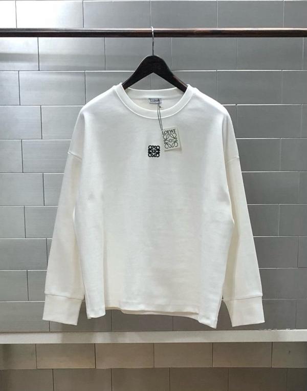 로** 로고자수 롱 슬리브