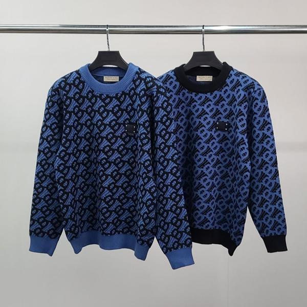 버** 플레이트 울 니트