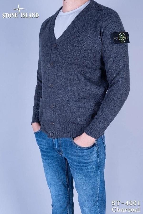 스* 미니포켓 울 브이넥 가디건