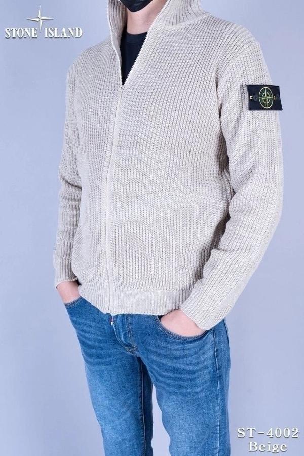 스* 하이넥 풀집업 니트