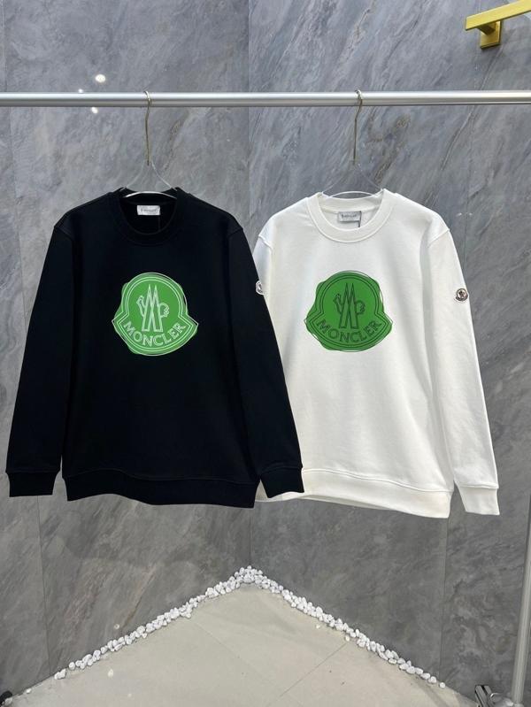 그린 빅로고 기모 맨투맨