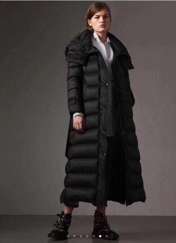 버** 롱 구스패딩