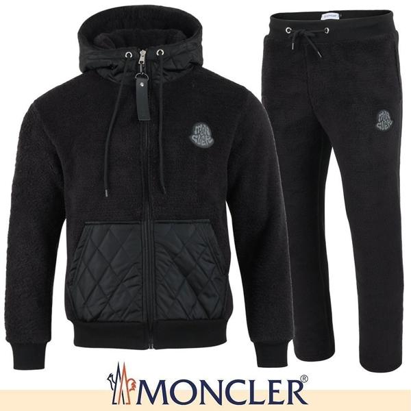 시어링 로고 패치 양털 셋업 기모 원단