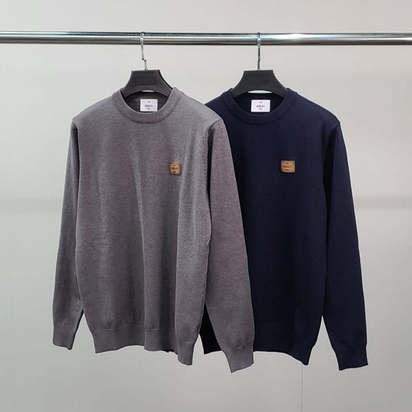 벨** 로고와펜 캐시미어 니트