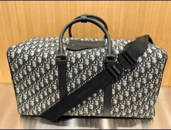 디* 오블리크 자카드 링고 50 보스턴백 여행가방