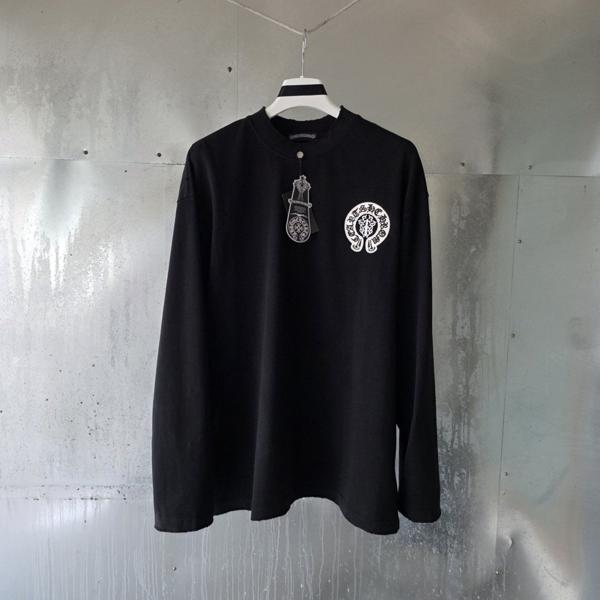 크* 플래그 대거 오버 롱슬리브 티셔츠